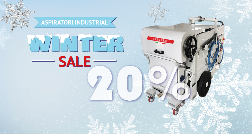 Devi svuotare le vasche o pulire gli impianti? Inizia l'inverno con una promozione! Acquista un aspiratore: subito uno sconto del 20%. Fino al 31/12/2023.