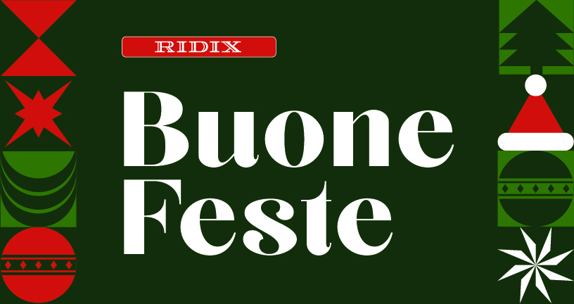 Chiusura aziendale dal 23/12/2024 al 06/01/2025.